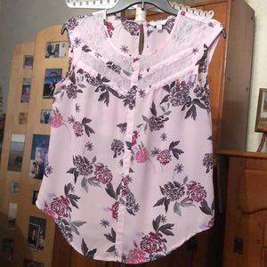 Candies sleeveless dress shirt